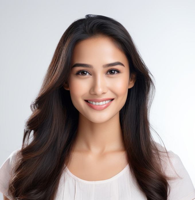 Young woman with beautiful, healthy smile