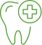 Large animated tooth with emergency cross